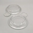 Pyrex P-150-C Clear Glass Lids for Corning Ware Grab It Bowl (LOT OF 2)