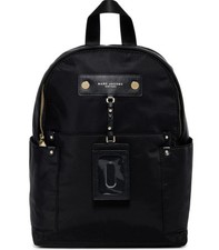 Marc Jacobs ✤ Preppy Black Nylon Backpack Gold Hardware Authentic MSRP $250