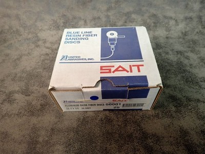 United Abrasives Sait 50001 2A 4'' x 5/8'' 36 Grit AO Fiber Discs 20 Pack (W3)