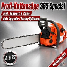 4,6 PS Profi Kettensäge 65cc 365 Special mit 60cm Schwert + Tuning Option