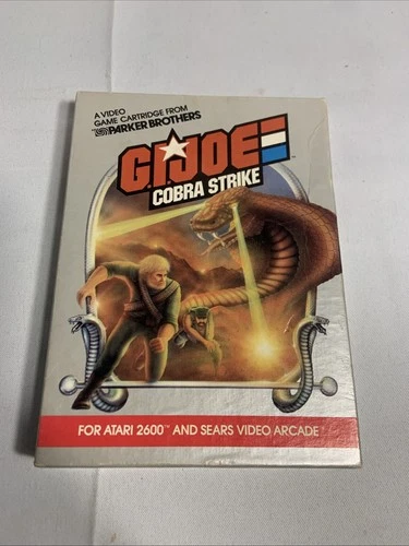G.I. Joe: Cobra Strike (Atari 2600, 1983) With Box And Manual