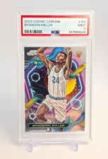 Brandon Miller PSA 9 2023 Cosmic Chrome RC Hornets
