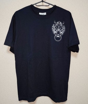 Final Fantasy VII FF7 Cloudy Wolf T shirt Black Size Small Game Tee J12551