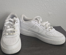 Nike Air Force 1 Low Top Leather Sneaker Whit...