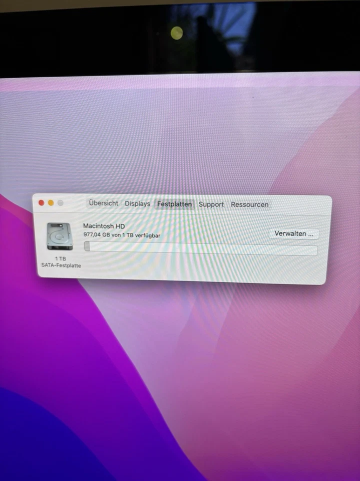 Apple iMac 21,5 Zoll 4K Retina Display 3,1 GHz i5 1 TB Top Zustand - Bild 2 von 4