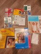 Lot Of Assorted Photo Paper, Different Sizes/brands. Lots Of Options!