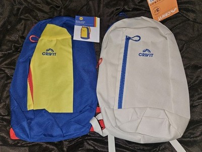 2x  Verschieden Crivit Mini Rucksack 10 Liter Doppelpack Handlich Und Leicht Top