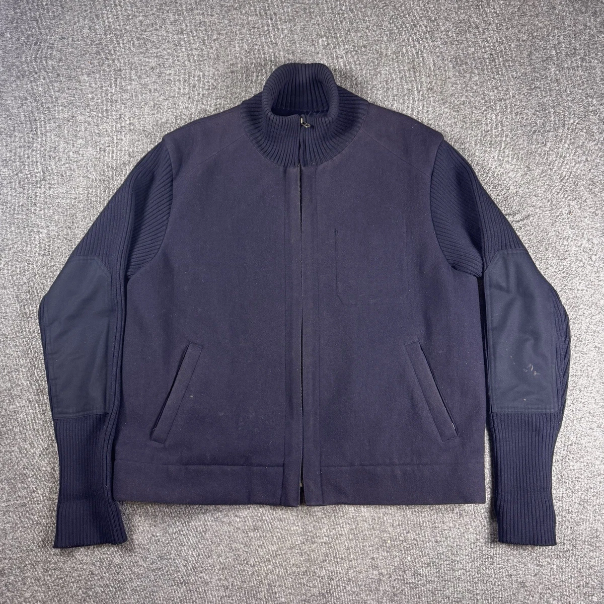 ジャケット・アウター OLD GAP 00s Padded Wool Jacket Navy M Gap Coats, Jackets & Vests for Wool Outer Shell Men for Sale