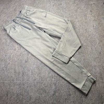 Nike Sweatpants Men M Gray 27'' Slim Fit Tapered Slacker KO Therma Cuffed