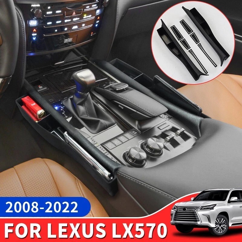 For Lexus LX570 450d 2016-2022 Accessories Seat Gap Multifunctional Storage Box