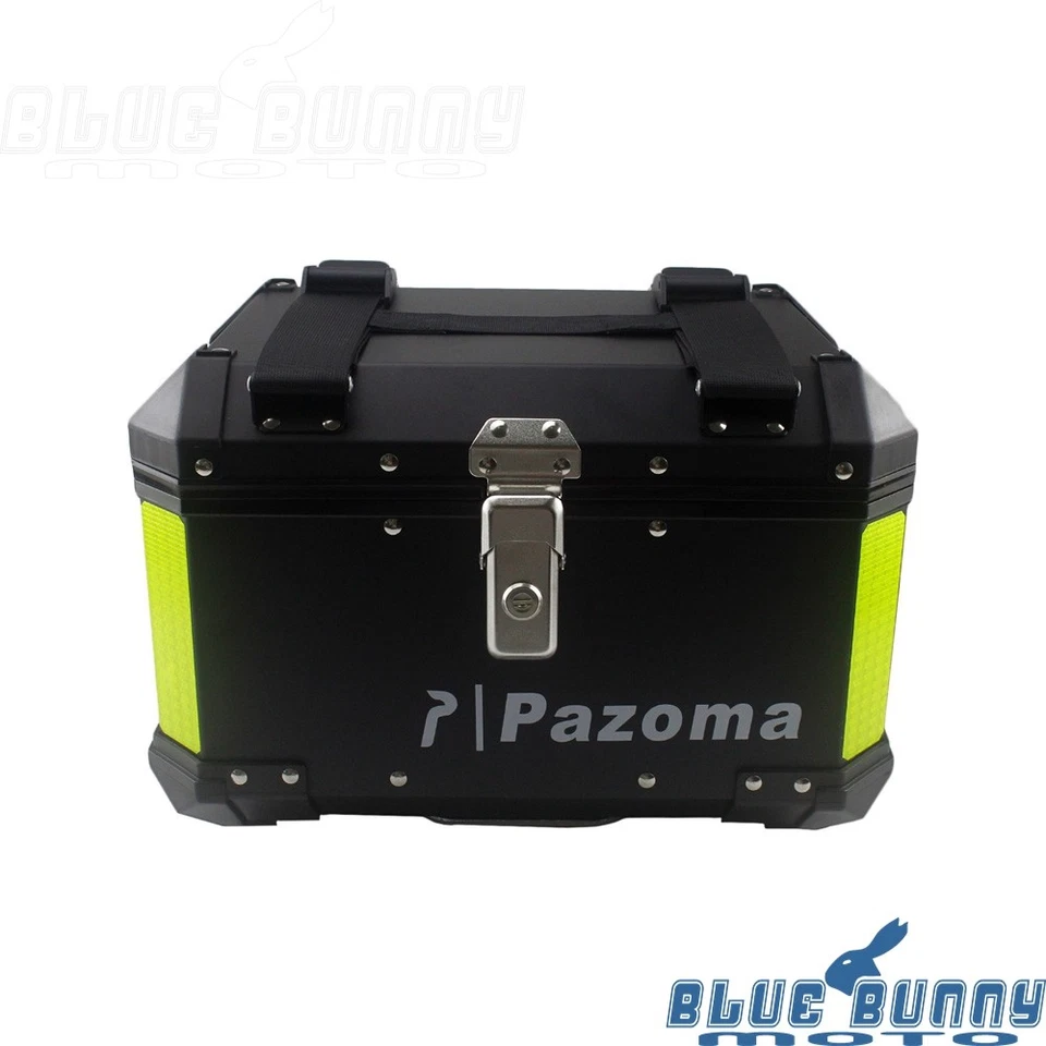 Estojo traseiro de motocicleta 45L à prova d'água caixa traseira scooter porta-malas armazenamento - Imagem 4 de 4