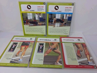 Lot of 5 DVD'S: SMRT-Core Level 1 & 2 Triggerpoint Foot Lower Leg Hip Lower Back