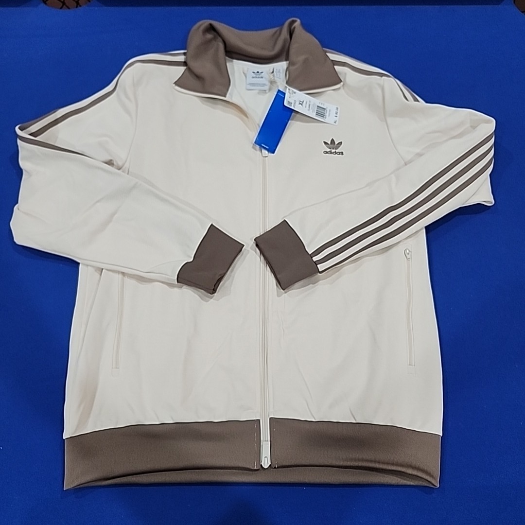 XL Adidas Adicolor Classics Beckenbauer Track Jacket Men’s Style JP2522 Cream