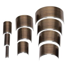 Leather Strap End Punch Cutter Set V Shape Half Round Belt Wallet Craft Tool