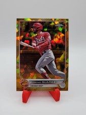 2022 Topps Chrome Sapphire Edition Eugenio Suarez #314 GOLD 48/50 Reds Mariners