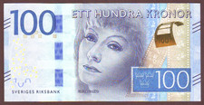 SWEDEN  100 Kronor  ND (2016)