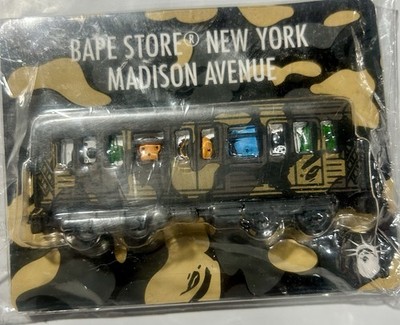 BAPE Store New York Madison Avenue Train Magnet NYC Subway Camo Baby Milo Rare