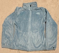 EUC The North Face Sky Blue Fleece Jacket - girls M 10/12 