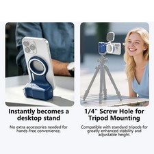 MagSafe-Compatible Magnetic Bluetooth-Compatible Phone Photography Handle Grip