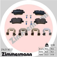 Zimmermann BremsbelÄGe BMW 2 G42 G87 3 G20 G80 G28 G21 G81 G21 4 G22 G82