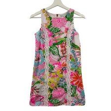 Lilly Pulitzer x Target Kids Nosey Posey Shift Dress Size 10/12