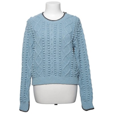 3.1 Phillip Lim, Strickpullover, Größe: S, Blau #vJz