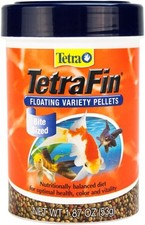 Tetra Goldfish Variety Pellets Aquarium Fish Food Balanced Diet 1.87 Ounce