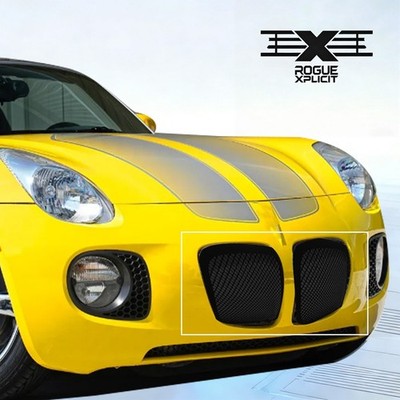 Black Mesh Upper Grille For 2006- 2009 Pontiac Solstice Stainless Steel Grill