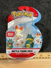 Pokemon Battle Figure Pack Munchlax + Scorbunny 2" Action Figures NEW 2020