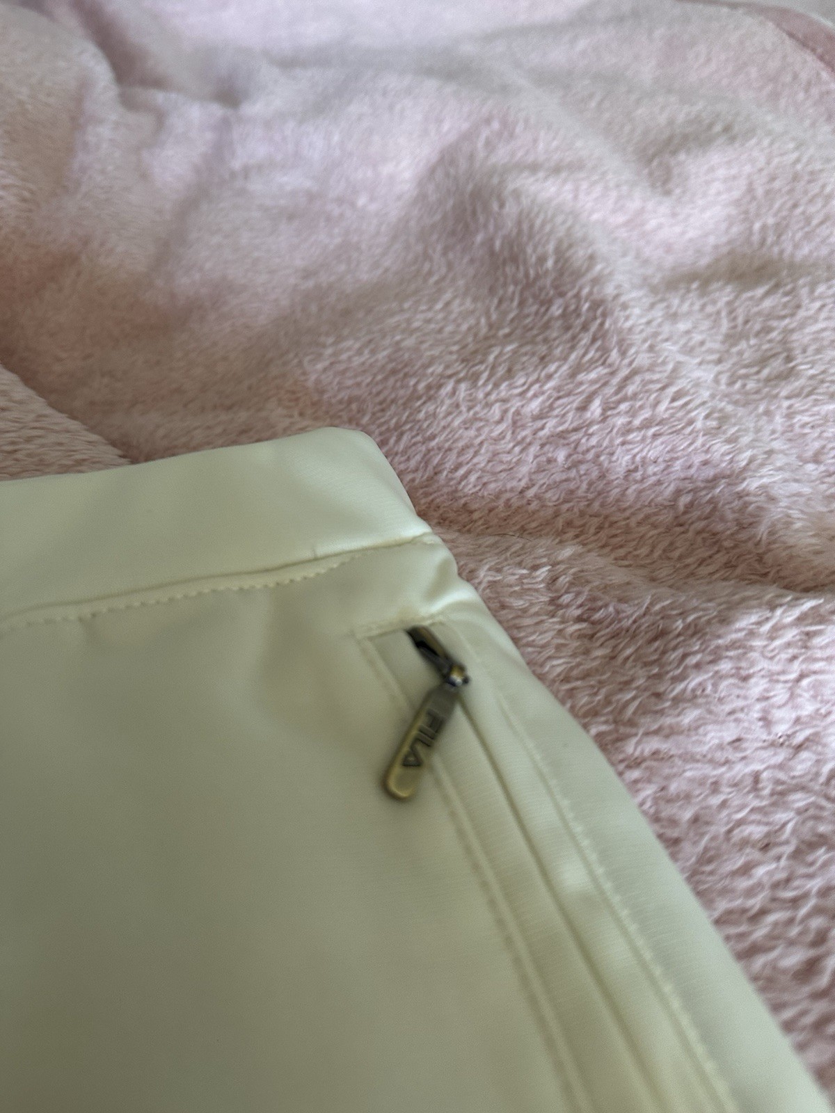 Pantaloncini Fila X Playboy panna indossati solo una volta