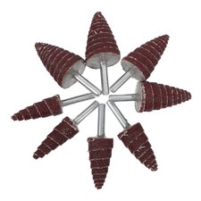 8 Pcs Sanding Flap Wheels Cone Shape Grinder Disc for Rotary Tools 1.49 per disc