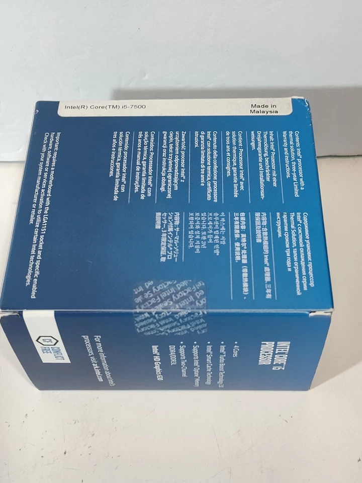 NEW Intel Core i5-7500 Quad-Core 3.4 GHz BX80677I57500 CPU Processor w/Cooler - Image 4 of 4