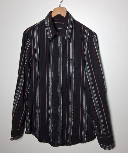 Calvin Klein Jeans, vintage Calvin Klein Jeans men's button-down long-sleeve shirt (Damaged )