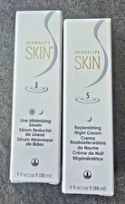 Herbalife Skin Line Minimizing Serum plus Replenishing Night Cream