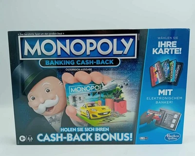 Hasbro  Monopoly Banking Cash Back  Kartenleser Österreich Version NEU in Folie - Bild 1 von 4