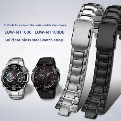 For Casio Edifice EQW-M1100 A1000 Quality Solid Stainless Steel Watch Band Strap