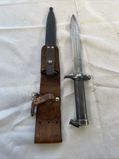 Swedish Mauser M1896 Bayonet & Scabbard W/ Original Frog