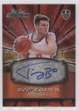2021 Wild Card Alumination Holo-Lux Red Kaleidoscope /60 Jimmy Boeheim Jr Auto