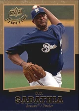 2008 Upper Deck Timeline Gold #39 C.C. Sabathia - BB