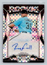 2019 Panini Prizm #RA-RF Riley Ferrell Rookie Autographs Power Plaid Prizm #/75