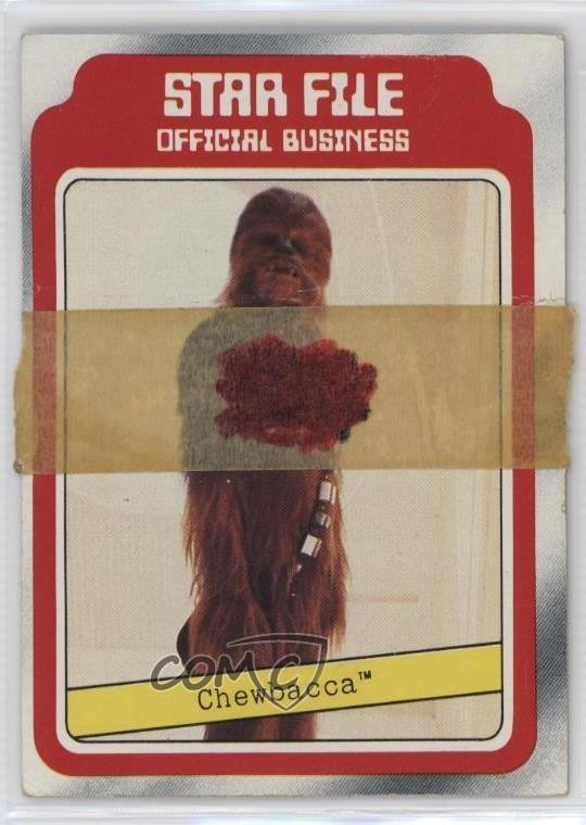 1980 Topps Star Wars: The Empire Strikes Back Star File Chewbacca #5 1if9
