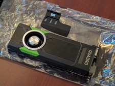 16GB NVIDIA Quadro P5000 with NVIDIA gpu extender bracket addon