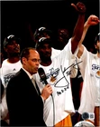 ERNIE JOHNSON SIGNED 8X10 PHOTO BECKETT BAS COA TNT INSIDE THE NBA 1