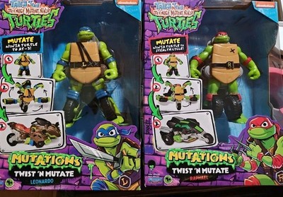Teenage Mutant Ninja Turtles Raphael & Leonardo Twist N Mutate