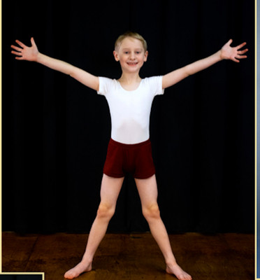 Tanzshorts Jungen weinrot für Ballett, modern, modern, Stepp