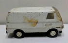 ✨VINTAGE✨ Tonka Diecast White Black Metal Van Toy Vehicle Collectible Model