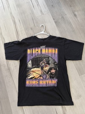 Vintage Kobe Bryant Shirt Black Mamba Championship NBA LA Lakers RARE XL