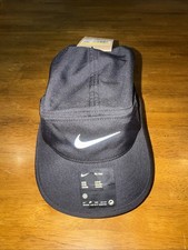 Nike Fly Cap Unstructured Black Tech Hat Size S/M Adult FB5624-010 New With Tags