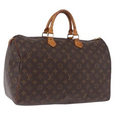 LOUIS VUITTON Monogram Speedy 40 Hand Bag M41522 LV Auth 193578