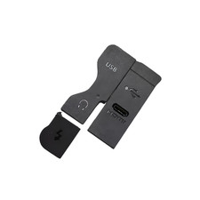 New HDMI Cover MIC Cover For Canon EOS R5 USB Interface Rubber Cover
